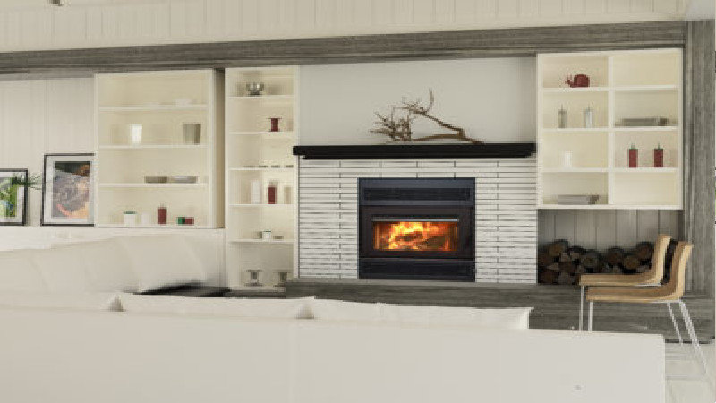 A Built-in Electric Fireplace Insert Can Provide Comfort and Style