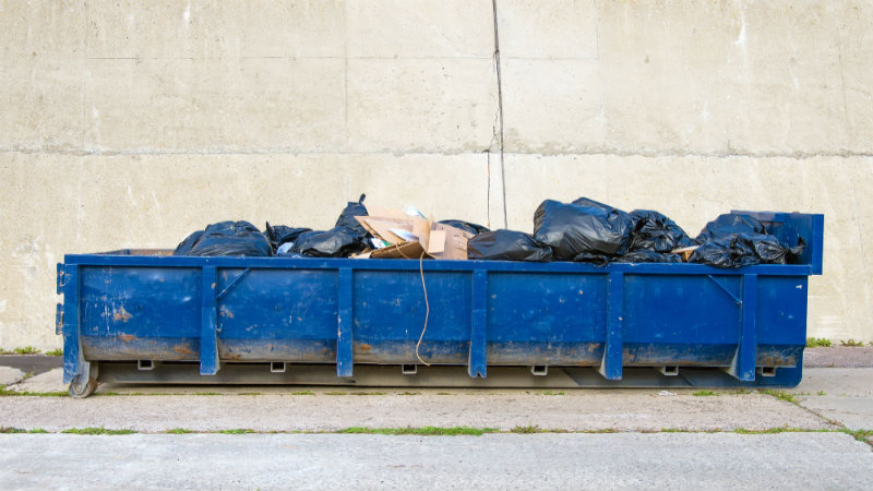 Finding a Commercial Dumpster in Hampton